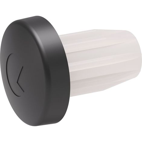 TD2 Türanschlagdämpfer zum Einbohren - Türpuffer 8,8x2,5 anthrazit - 100 Stück (1/2)