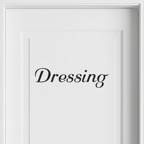 Sticker Mural - Dressing - 3.5x13 cm - Noir (1/3)