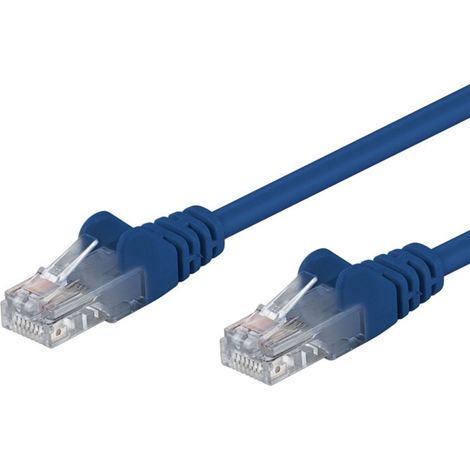 INTELLINET Cavo di rete Patch CCA Cat. 6 Blu UTP 1,5 m