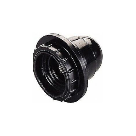 Extrastar portalampada portalampade nero con ghiera E27 lampadari