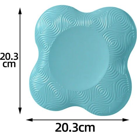 Tapis de yoga/fitness épais et antidérapant (20 x 20 cm x 2 cm - 3) pour soutenir et protéger les articulations des coudes. (1/5)