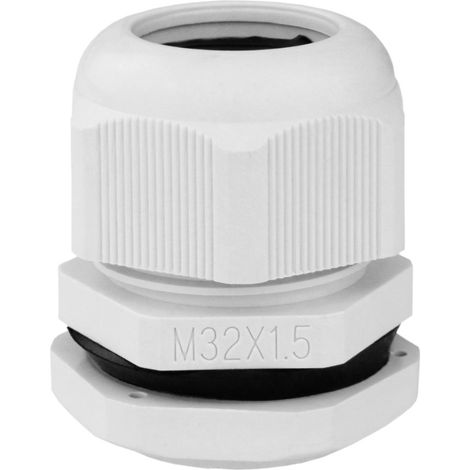 Presse-étoupe métrique M32 18-23 mm IP68 douille grise (1/4)
