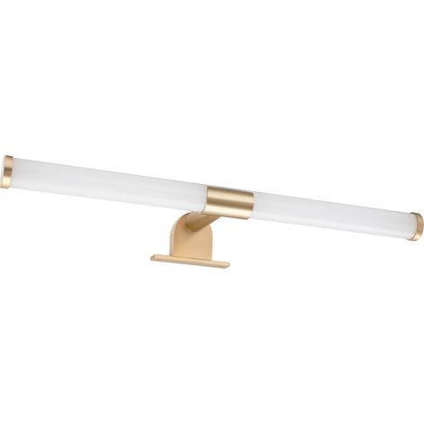Applique bagno sopra specchio moderna oro 40cm LED6W IP44