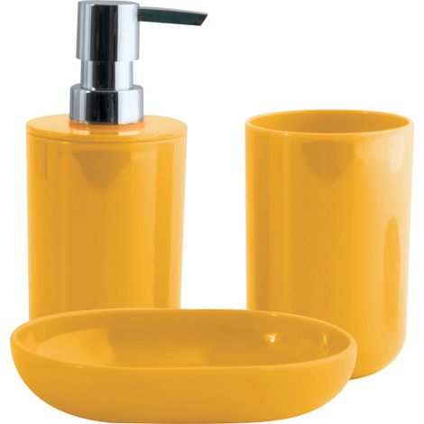 Lot de 3 accessoires de salle de bain INAGUA Safran MSV