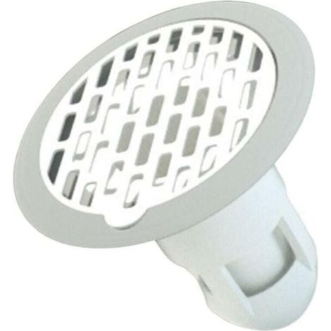 Siphon de sol de douche 360° anti-odeur. clapet anti-retour. noyau d'égout. anti-insectes et anti-odeurs. blanc
