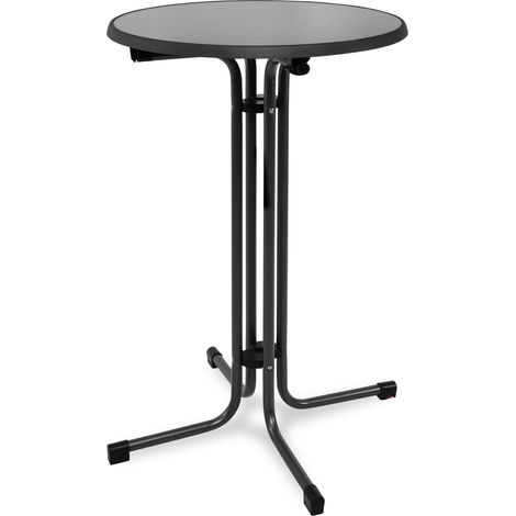 Outdoor Stehtisch Bellini, klappbar, Ø80cm, Grau