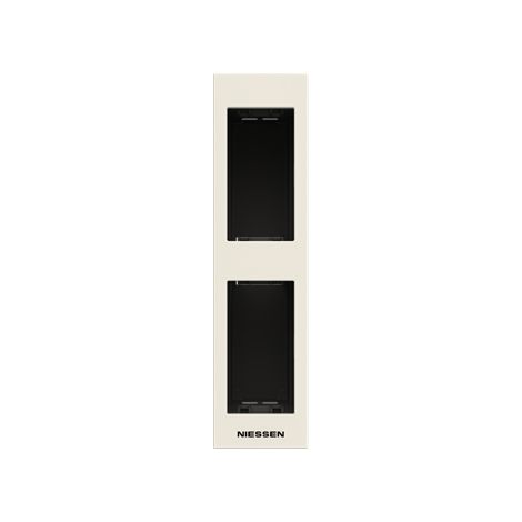 Zenit Support Double De Menuiserie Pour Mecanisme 1 Module 2CLA267120N1101 ABB N2671.2BL (1/3)