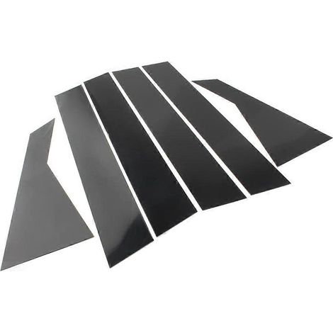 Garnitures de montants de porte et de fenêtre de voiture, autocollants anti-rayures pour KIA Forte K3 2019-2022, accessoires noir brillant (1/5)