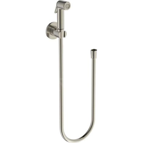 Ideal Standard Idealspray - Douchette de bidet avec support et flexible, acier B0595GN (1/3)