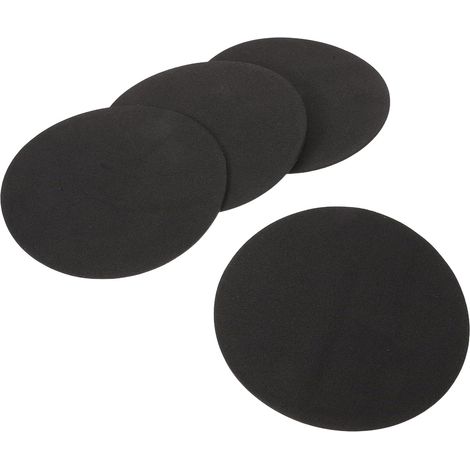 runde rutschfeste Pads 12 cm 4 Stück für Lampenfüße
