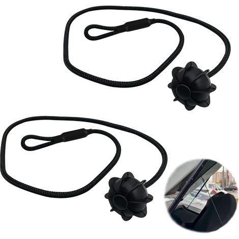 Voiture Corde de Fixation,2 Pièces Universelle Compatible Plage Arriere Corde De Chaîne De Fixation,Coffre De Voiture Ficelle Plage Arriere pour Golf 6 5 4,MK5,MK6,GTI R20 (1/5)