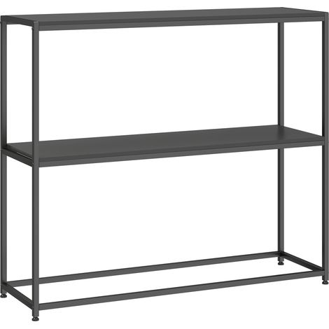 Table Console Brentley Design Minimaliste Acier Noir Entrée Salon Rangement (1/5)