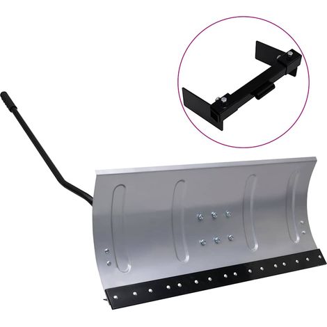 vidaXL Pare-neige pour tondeuse à gazon avec adaptateur 100 cm (1/5)