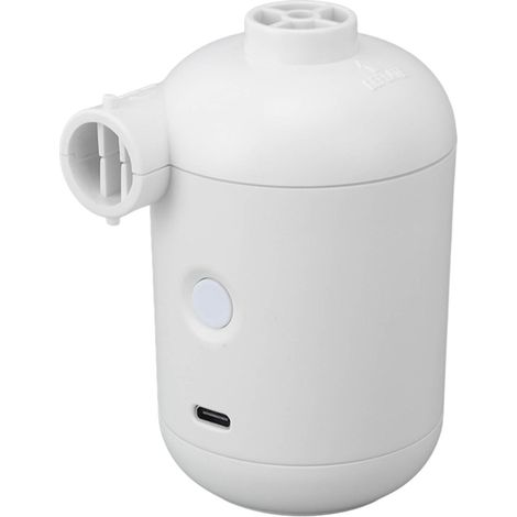 Mini pompe à air électrique portable Tiny Pump à gonflage rapide avec 4 embouts pour sacs de rangement, bateaux pneumatiques et bouées. (1/5)
