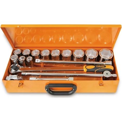 Clé à douille et jeu d'accessoires 3/4 bêta 928b/c12 - 17