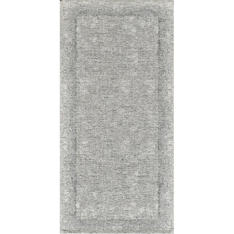 Tappeto cucina lavabile antiscivolo in ciniglia Dublino Grey