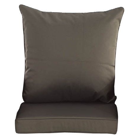 Copricuscino Poltrona Fisolo Round Rattan antracite