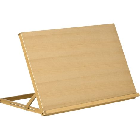 Caballete de mesa plegable de madera de haya 75,8 x 51 cm ajustable (1/5)