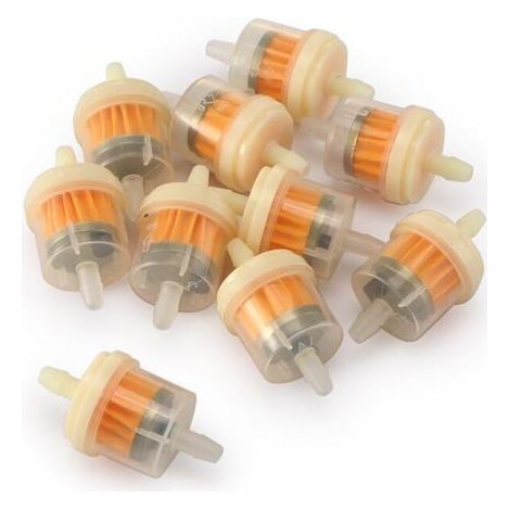 Filtres à carburant avec aimant, 12 pièces Filtres à carburant en ligne universels à essence avec aimant pour tondeuses à gazon pour motocyclette de VTT (1/5)