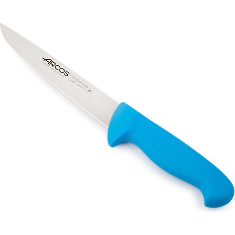 Coltello da macellaio Arcos Colore - Prof. 294723 acciaio inox Nitrum e mango ergonomico blu Polipropilene e 18 lama cm.