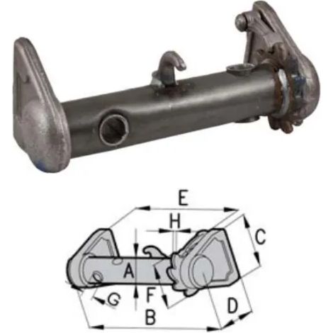 Verricello industriale lato destro 60427 e 61699 Cermag - 60427