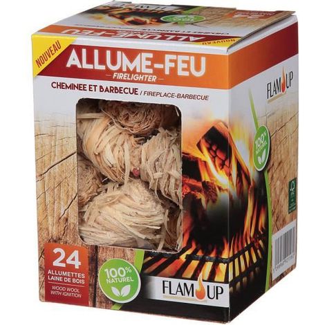 Flam'up Anzündhilfe Holz, 24er Pack - Flam'up