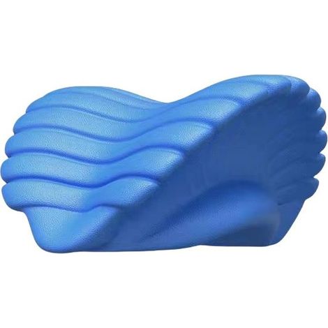 Oreiller de soutien cervical pour dormir, oreiller de traction cervicale pour soulager la douleur, bleu marine (1/2)