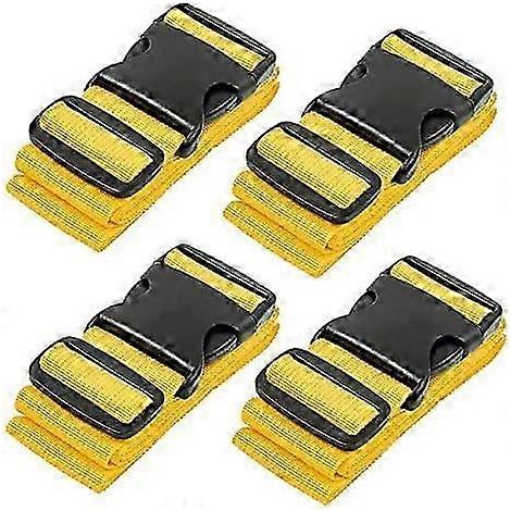 Lot de 4 sangles à bagages pour valises, accessoires de voyage (1/5)