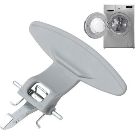 Kit completo de manija para puerta de lavadora compatible con LG, Ref. 3650EN3005, Material ABS duradero, Gris elegante, Verificar compatibilidad de modelo, Kit completo de 1 pieza, Manija para puerta (1/5)