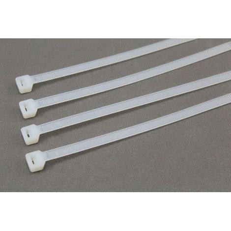 Bolsa de 100 bridas de nylon 3,6x200mm blanca index