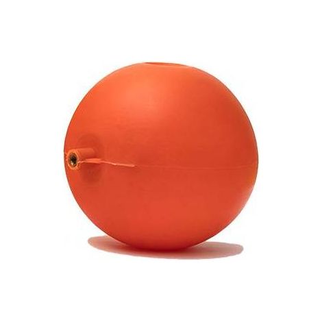 SFERA IN PLASTICA TONDA ARANCIO PER ASTE TONDE Misura: Diam. 120