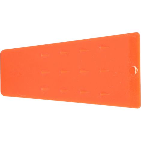 Coin fendeur 14 cm en plastique renforcé, cale de coupe pour bûches et arbres, outil de jardinage et forestier, orange (1/5)