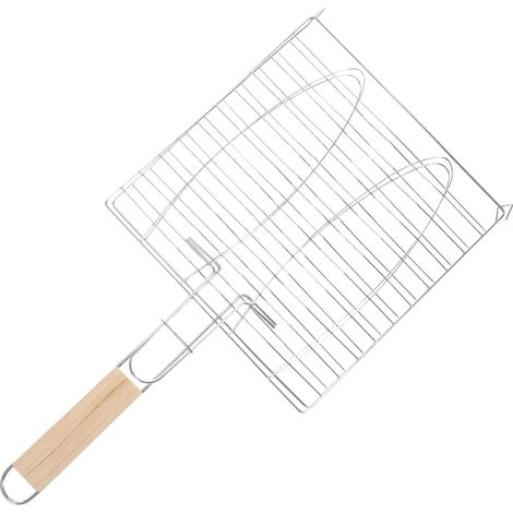 BBQ Grillclip Fischkorb mit Griff Hitzebeständig und