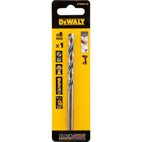 Foret HSS DeWALT Foret torsadé 8.5mm ( Prix pour 1 )