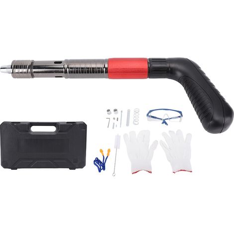 Kit cloueur manuel réglage force 5 vitesses pour clous filetés M8 diamètre 7.3mm 4.2mm béton acier (1/5)