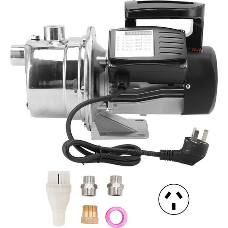 Pompe de surpression en acier inoxydable 550W 220V manuelle haute hauteur tuyauterie pour eau avec prise AU (1/5)