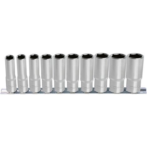 KS Tools - Rail de 10 douilles longues 6 pans ULTIMATE® 1/2'' - 922.1263 (1/2)