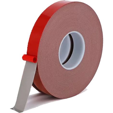 Ruban adhésif double face étanche, ruban adhésif double face à film rouge gris,0,8 mm x 20 mm x 3 m (1/5)