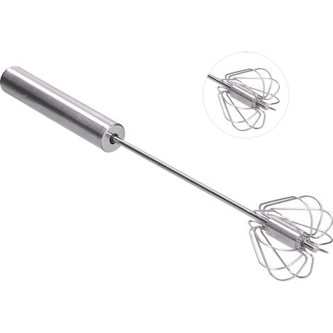 35 cm halbautomatischer Eierquirl aus Edelstahl – Küchenmixer (1/5)