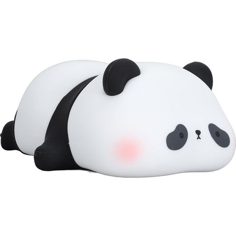 TrAdE Shop Traesio - Luce Notturna Forma Panda Lampada A Led In Silicone Dimmerabile Ricaricabile Usb - (1/5)