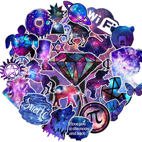 Galaxy-Sticker Mädchen Traumhimmel Sternbild-Sticker Hara (1/5)