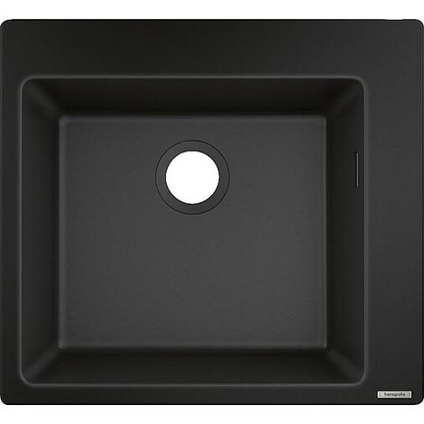 Einbauspüle Hansgrohe 450 S510-F450 Becken 450 x 400 mm, graphitschwarz - 43312170