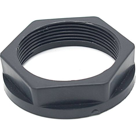 Multitanks – Contre écrou femelle à plateau en PEHD 2'' – Écrou cylindrique – Filetage métrique pas standard – Raccord durable pour raccordements filetés