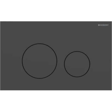 Geberit Sigma40 - Pulsador de descarga, negro mate 115.628.14.1