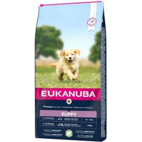 Pienso eukanuba puppy & junior lamb rice all breeds (12 kg )