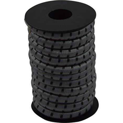 Corderie Italiane 6003656-00 Corde elastique 8 mm 5 m Gris perle