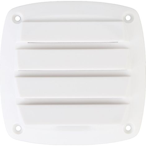 Grille de ventilation en plastique pour camping-car, 4 pouces, résistant aux intempéries, flux d'air optimal, Grille de sortie de Ventilation pour Yacht, blanc (1/5)