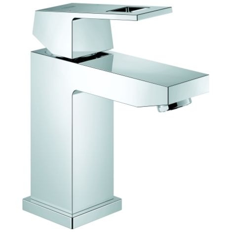 Grohe Eurocube Einhand-Waschtischbatterie, S-Size, glatter Körper, SpeedClean 5,7l/min, Chrom, 2313200E