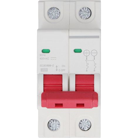 Dispositif de protection contre les surtensions, protection contre les courts-circuits et les surcharges, Maximum 400V DZ47Y 63Z C63 2P (1/5)