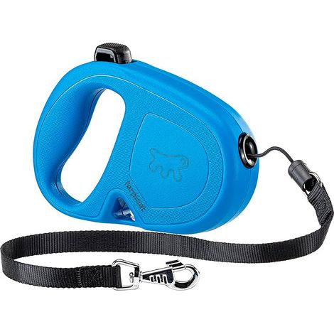 Ferplast FLIPPY ONE CORD Guinzaglio allungabile con cordino estensibile per cani. Varie misure e colori disponibili.. Variante M - Misure: 16 x 3.4 x h 11 cm - Azzurro